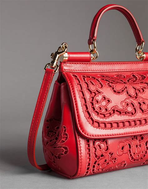 red dolce gabbana bag